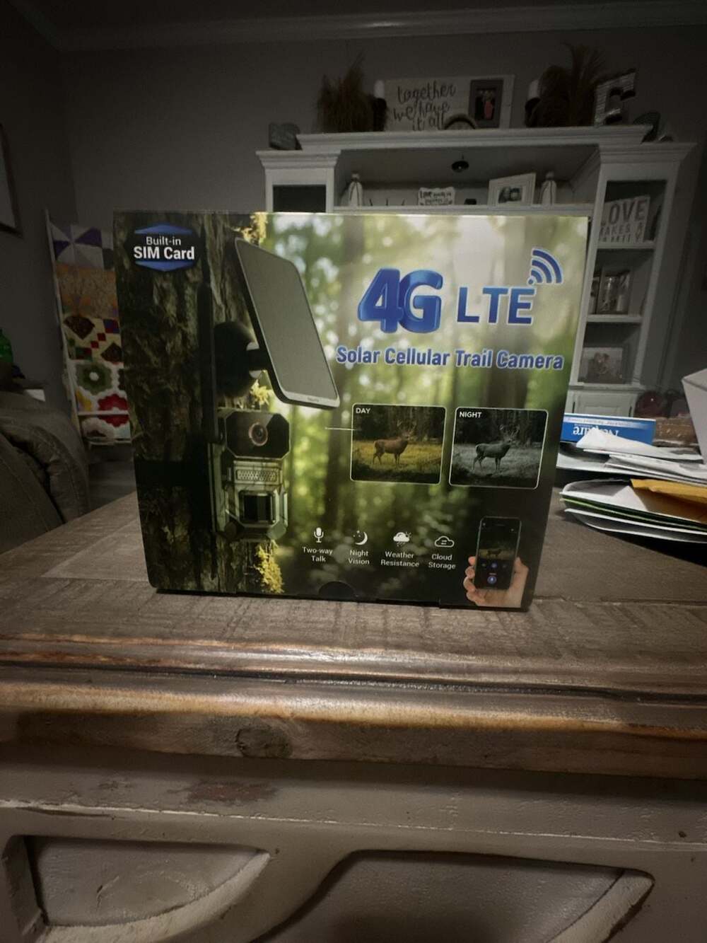4G LTE Solar Cellular Trail Camera with Built-in SIM